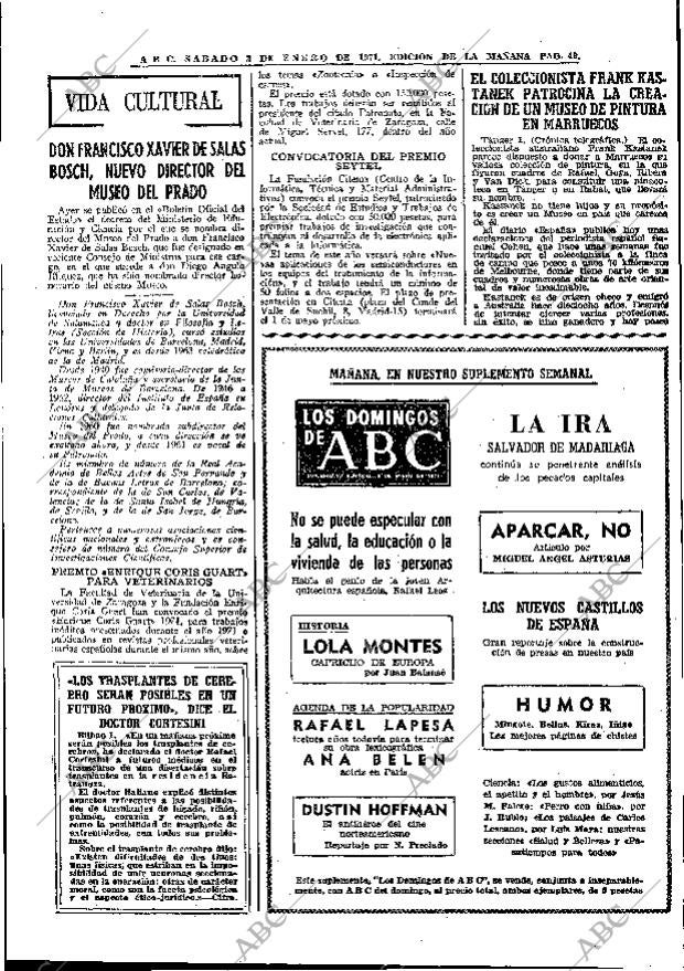 ABC MADRID 02-01-1971 página 49