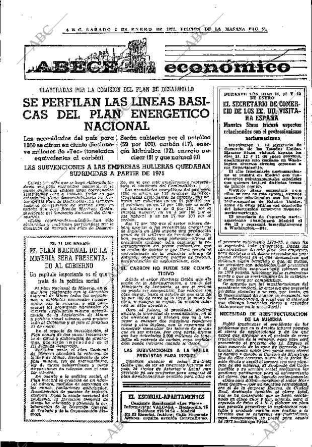 ABC MADRID 02-01-1971 página 51
