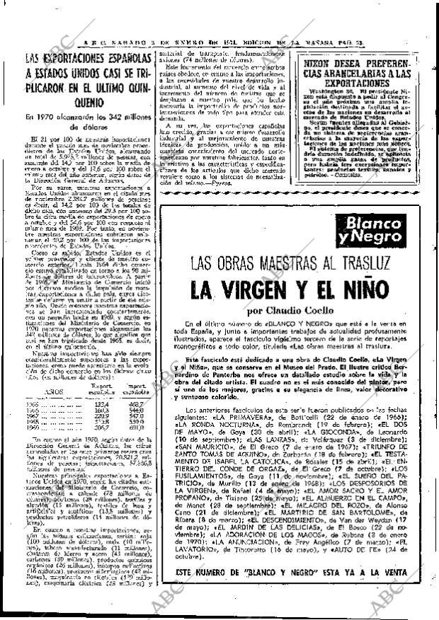 ABC MADRID 02-01-1971 página 53
