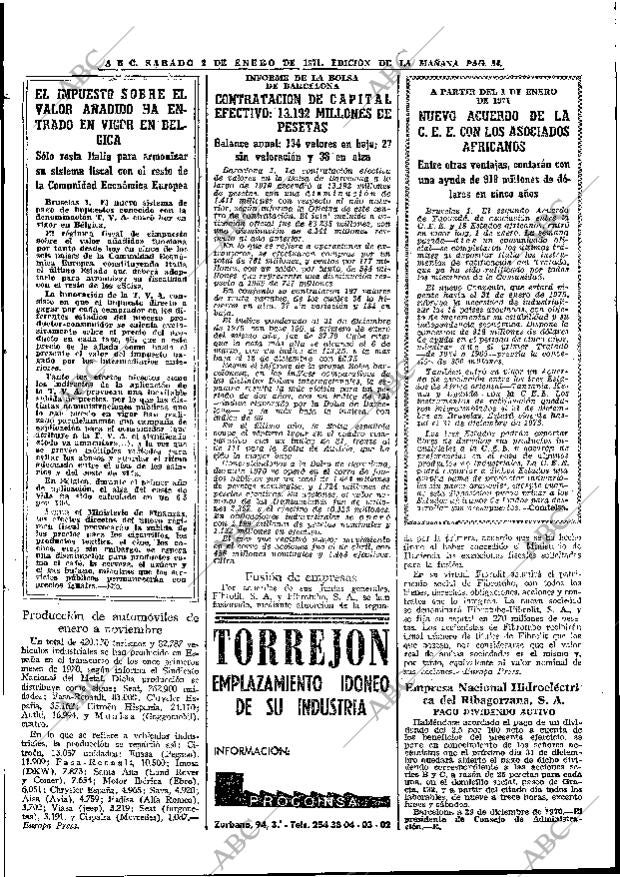 ABC MADRID 02-01-1971 página 54