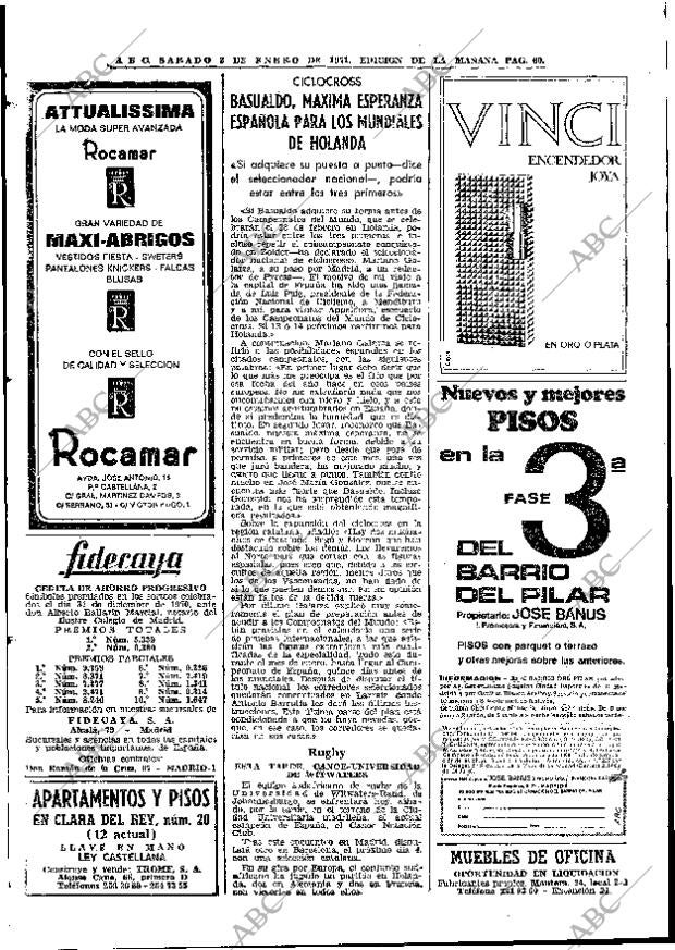 ABC MADRID 02-01-1971 página 60