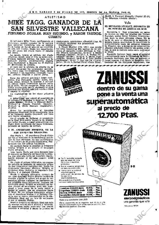 ABC MADRID 02-01-1971 página 61