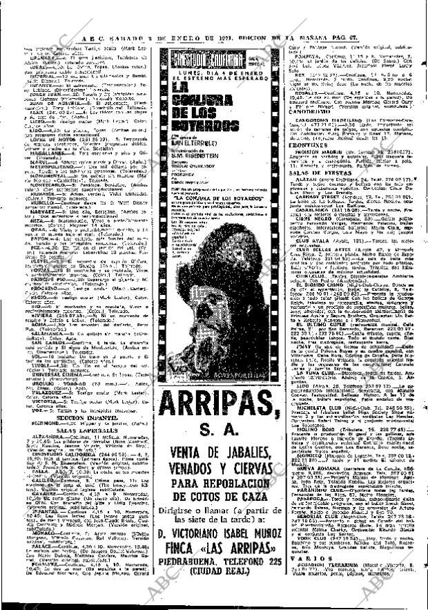 ABC MADRID 02-01-1971 página 67