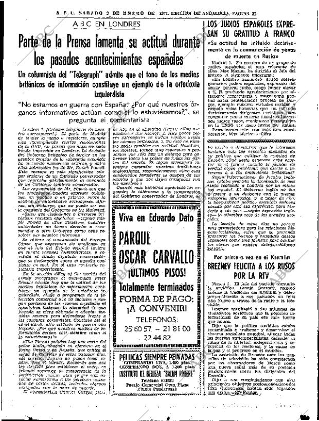 ABC SEVILLA 02-01-1971 página 21