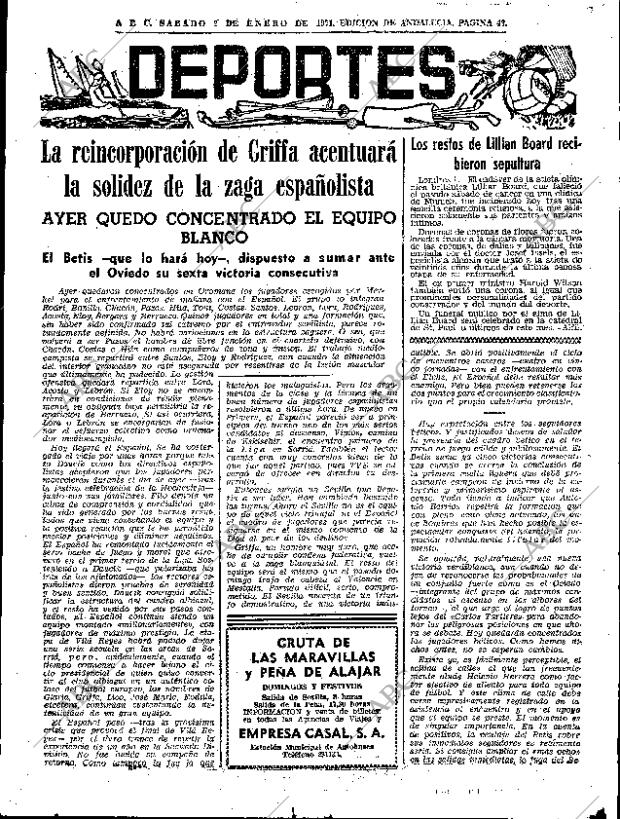 ABC SEVILLA 02-01-1971 página 43