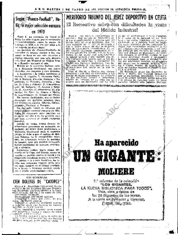 ABC SEVILLA 05-01-1971 página 47