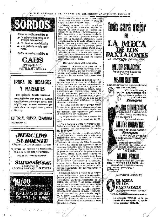 ABC SEVILLA 07-01-1971 página 34