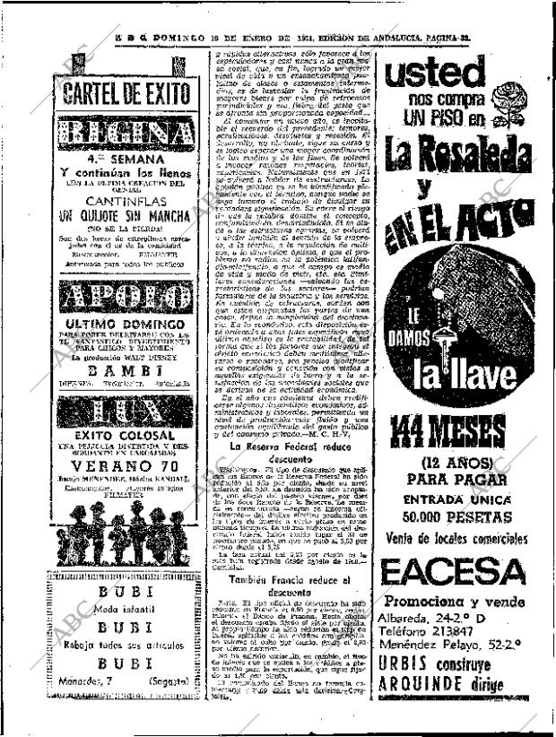 ABC SEVILLA 10-01-1971 página 32