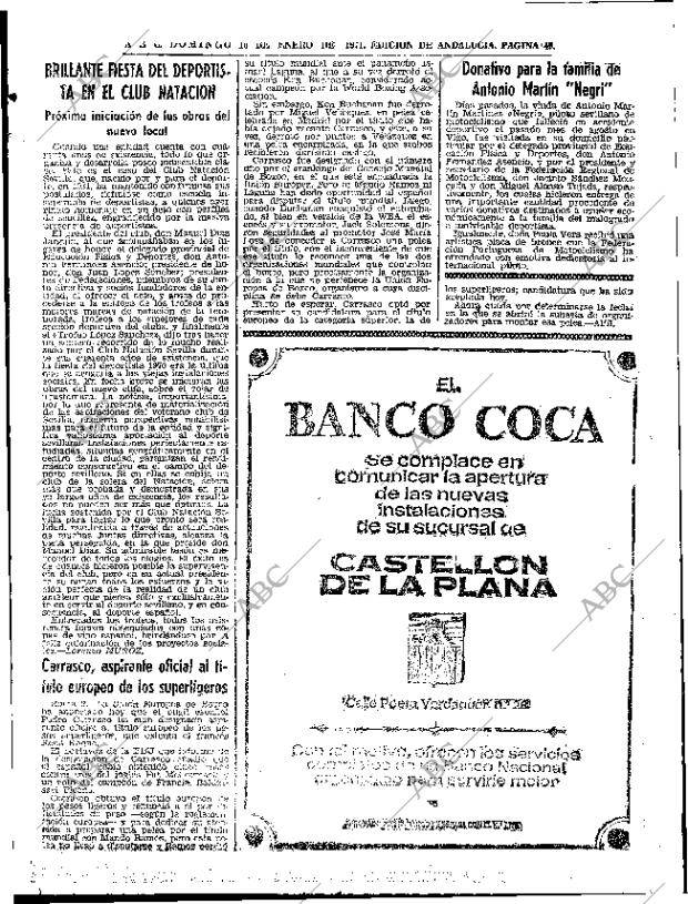 ABC SEVILLA 10-01-1971 página 49