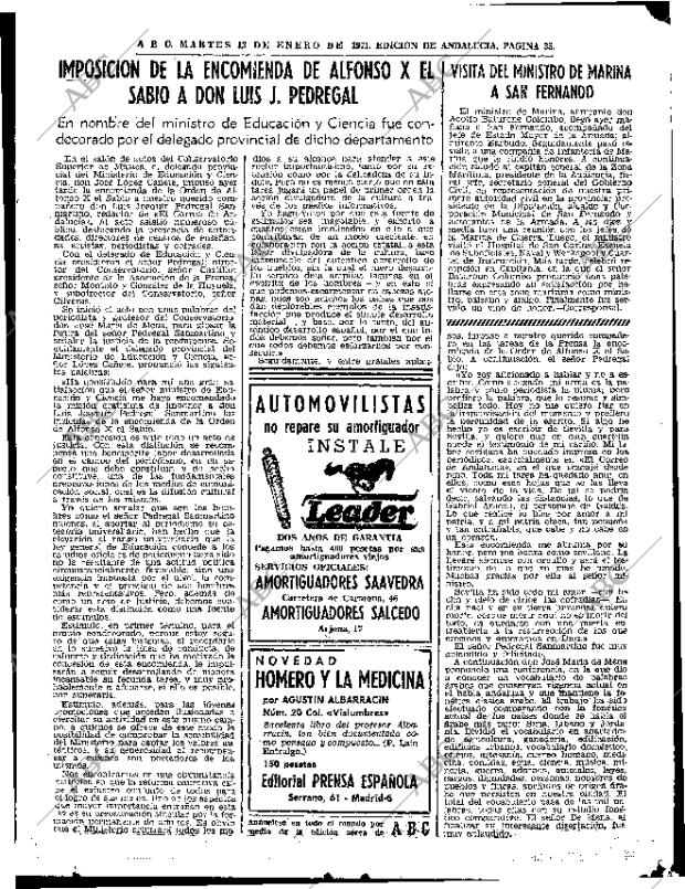 ABC SEVILLA 12-01-1971 página 35