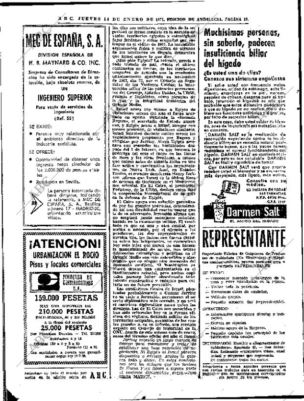 ABC SEVILLA 14-01-1971 página 18