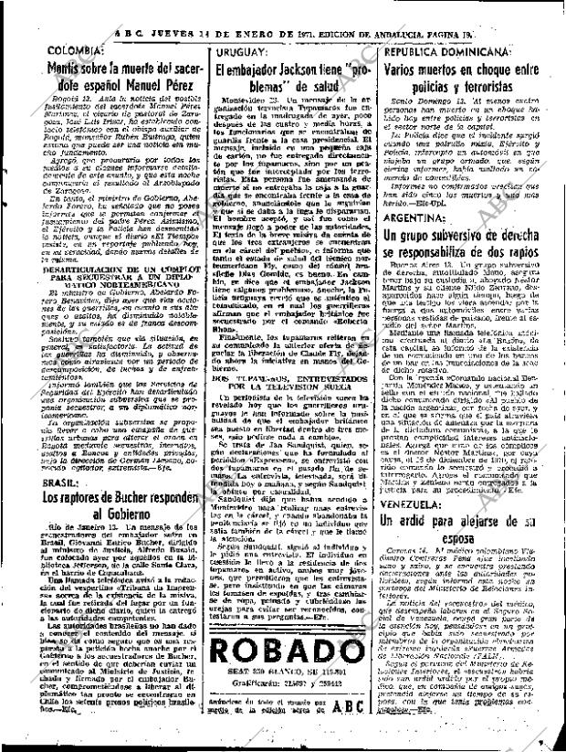 ABC SEVILLA 14-01-1971 página 19