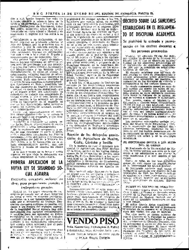 ABC SEVILLA 14-01-1971 página 22