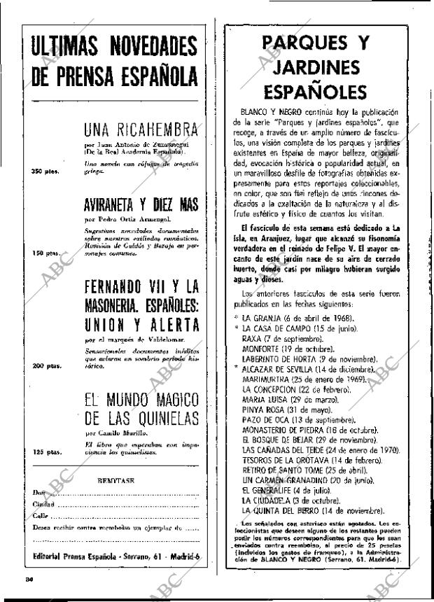 BLANCO Y NEGRO MADRID 16-01-1971 página 34