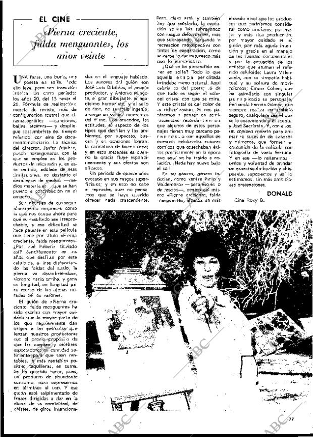 BLANCO Y NEGRO MADRID 16-01-1971 página 77