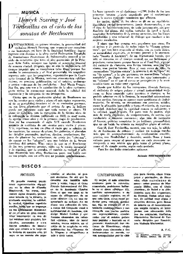 BLANCO Y NEGRO MADRID 16-01-1971 página 9