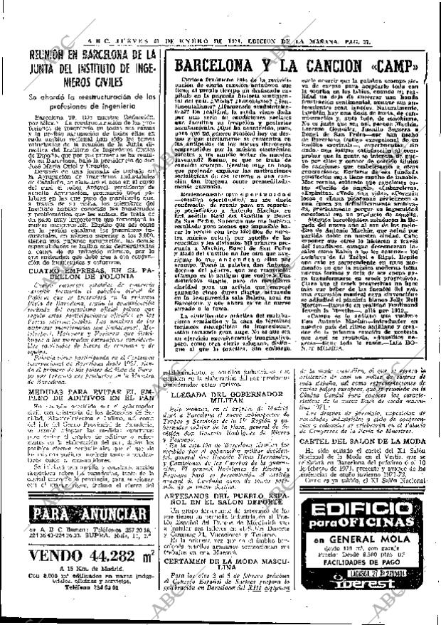 ABC MADRID 21-01-1971 página 37