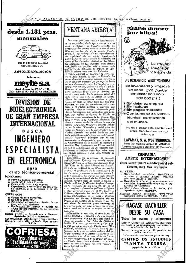 ABC MADRID 21-01-1971 página 48