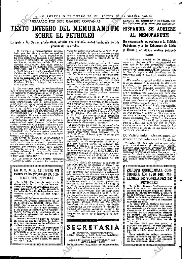 ABC MADRID 21-01-1971 página 53