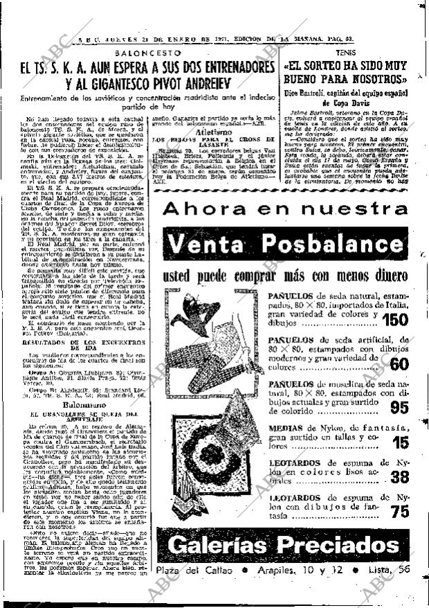 ABC MADRID 21-01-1971 página 63