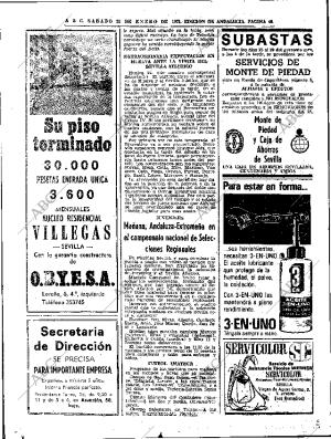 ABC SEVILLA 23-01-1971 página 40