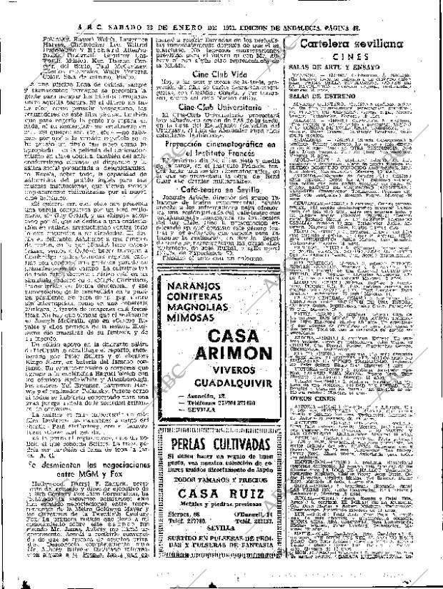 ABC SEVILLA 23-01-1971 página 48