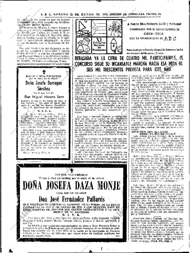 ABC SEVILLA 23-01-1971 página 50