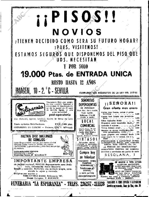 ABC SEVILLA 23-01-1971 página 56