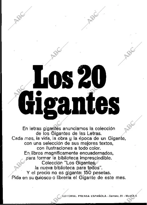 BLANCO Y NEGRO MADRID 23-01-1971 página 19