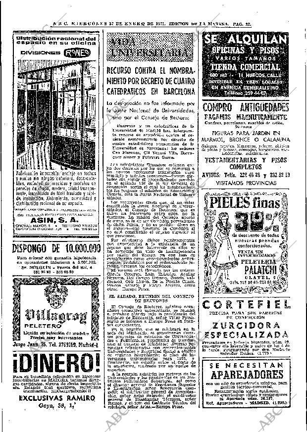 ABC MADRID 27-01-1971 página 24