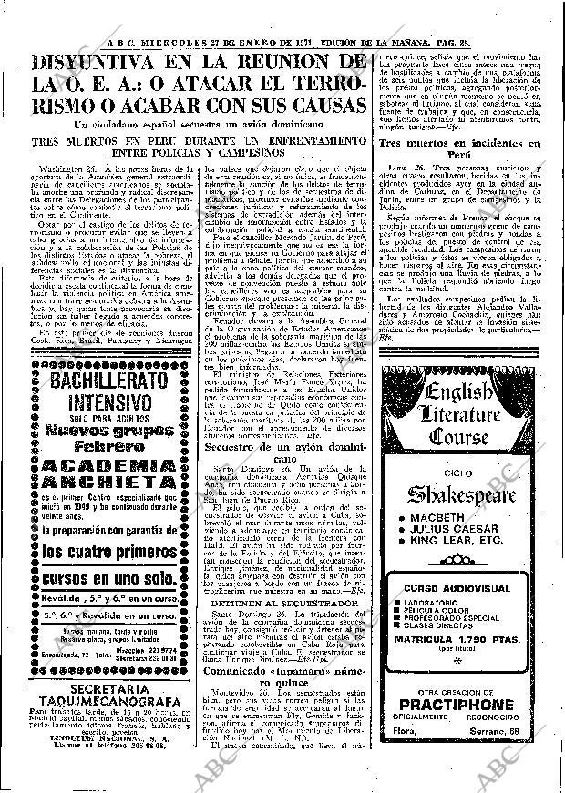 ABC MADRID 27-01-1971 página 27