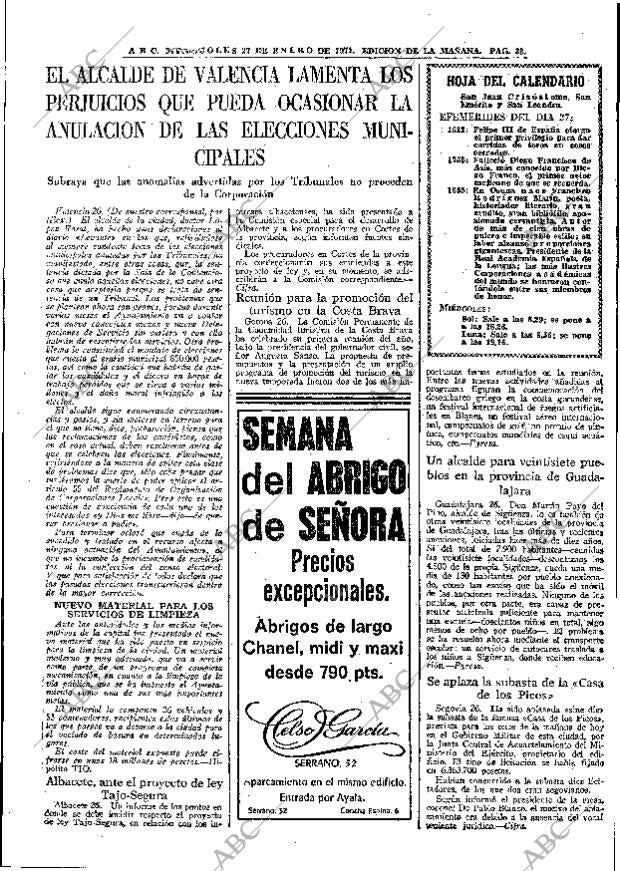 ABC MADRID 27-01-1971 página 35
