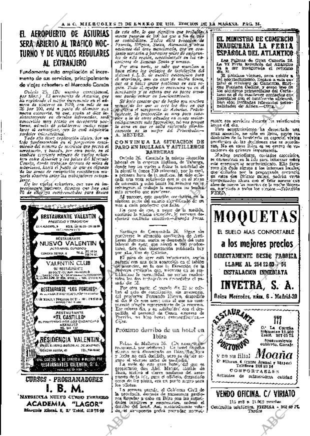 ABC MADRID 27-01-1971 página 37