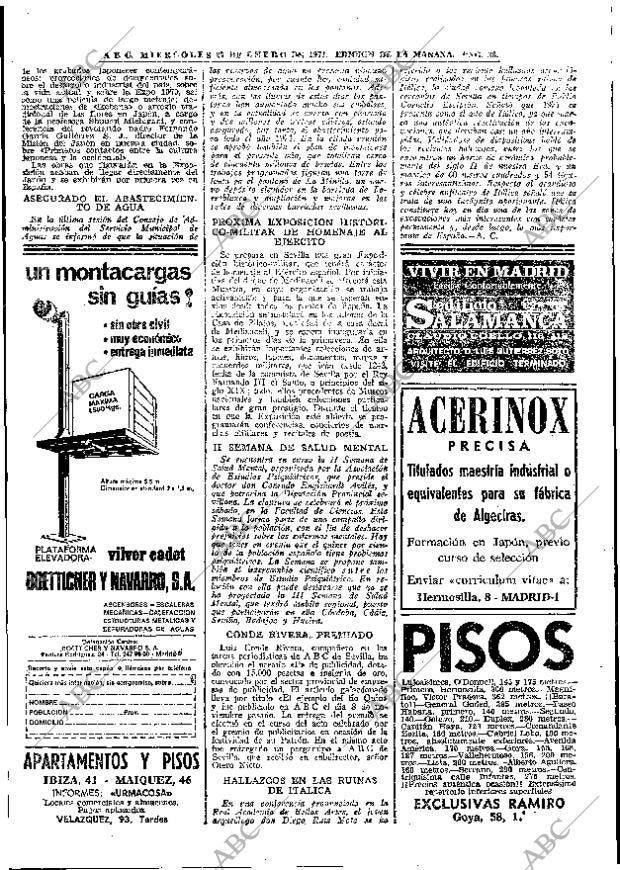 ABC MADRID 27-01-1971 página 40