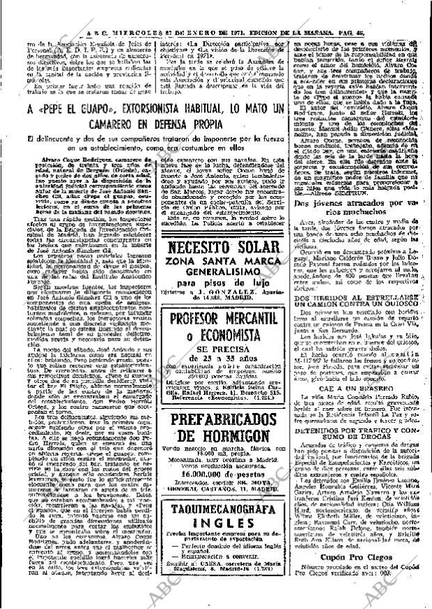 ABC MADRID 27-01-1971 página 47