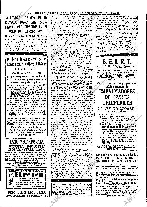 ABC MADRID 27-01-1971 página 52