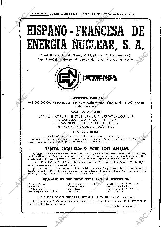 ABC MADRID 27-01-1971 página 60