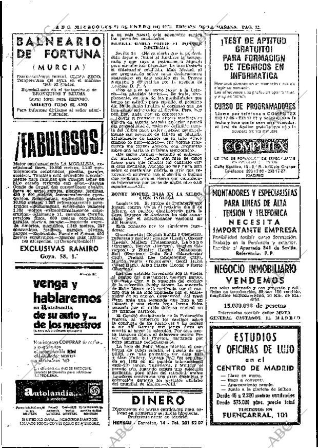 ABC MADRID 27-01-1971 página 64