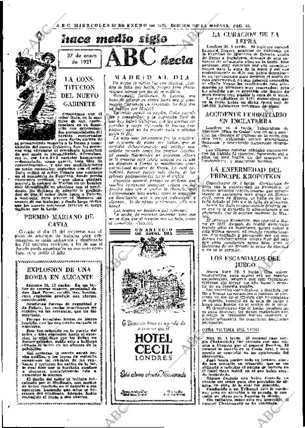 ABC MADRID 27-01-1971 página 68