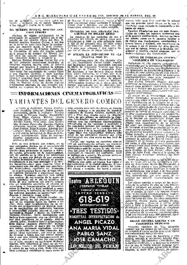 ABC MADRID 27-01-1971 página 70