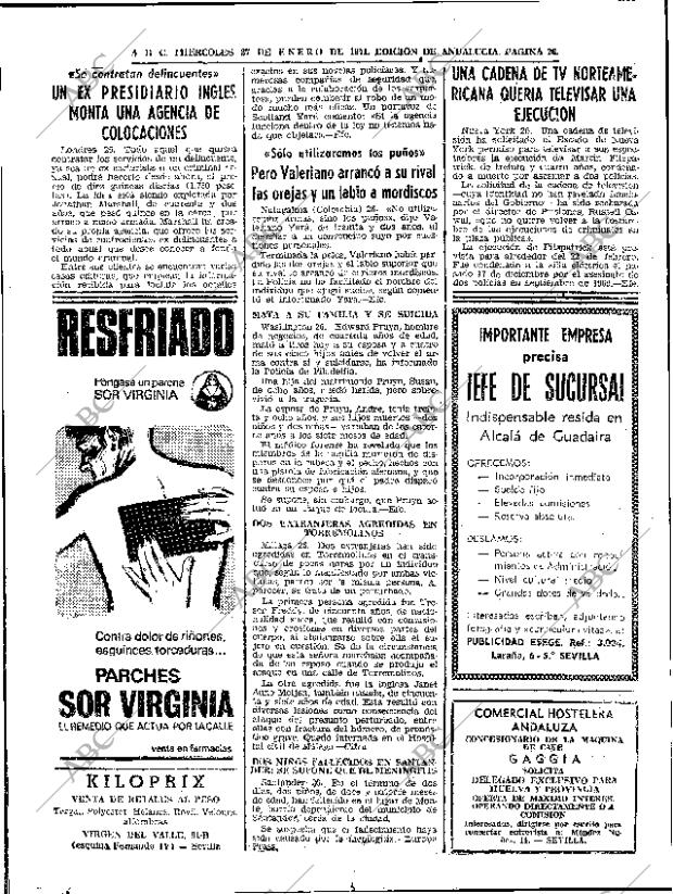 ABC SEVILLA 27-01-1971 página 26