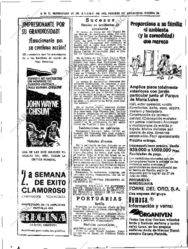 ABC SEVILLA 27-01-1971 página 38