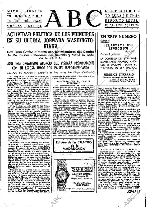 ABC MADRID 28-01-1971 página 13