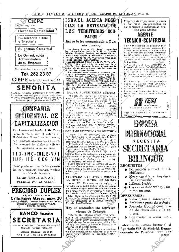 ABC MADRID 28-01-1971 página 24