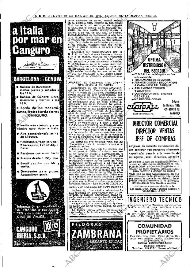ABC MADRID 28-01-1971 página 30