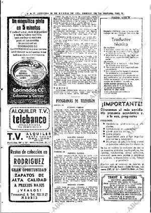 ABC MADRID 28-01-1971 página 74