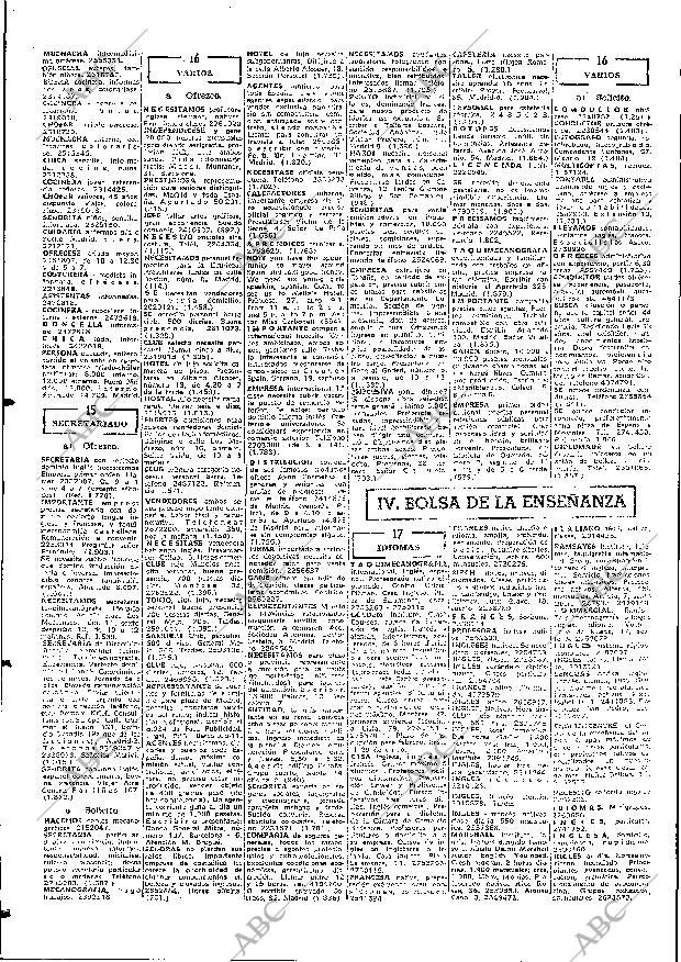 ABC MADRID 28-01-1971 página 84