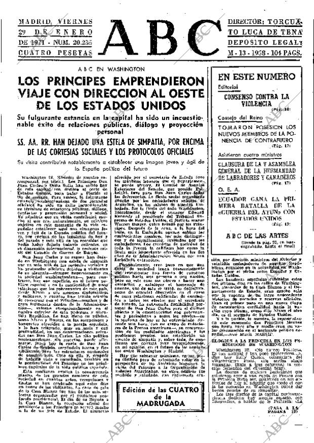 ABC MADRID 29-01-1971 página 13