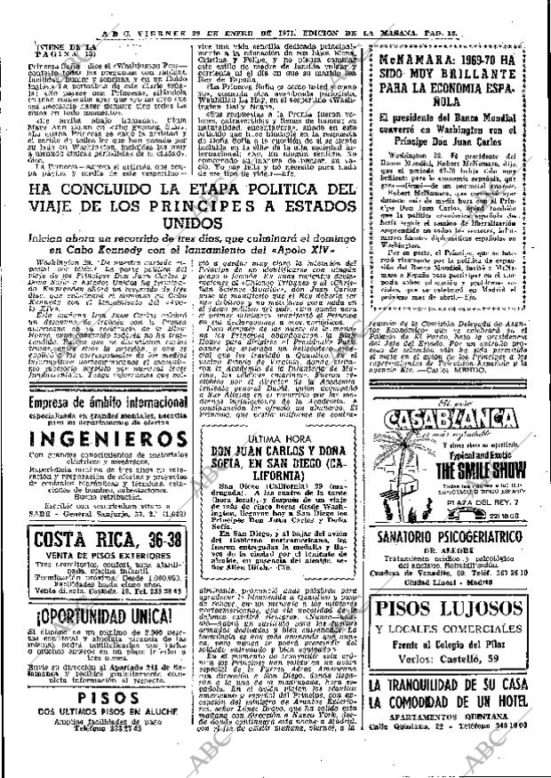 ABC MADRID 29-01-1971 página 15