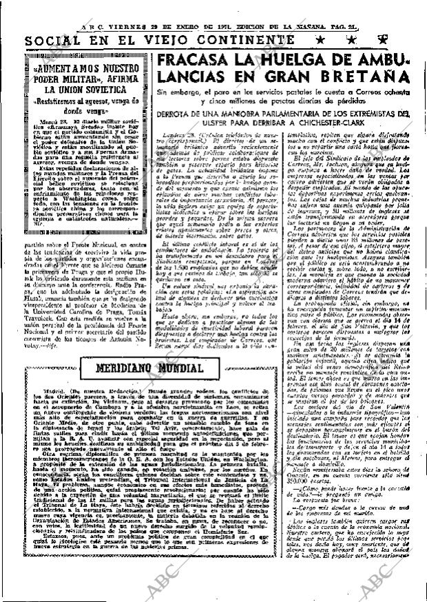 ABC MADRID 29-01-1971 página 21